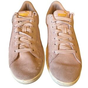 Puma Vikky AOS Women's Soft Pink Suede Sneakers Size 7